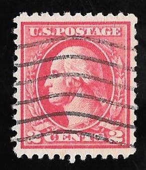 528B 2 cents Washington Carmine ty 6 Stamp used EGRADED SUPERB 98 XXF