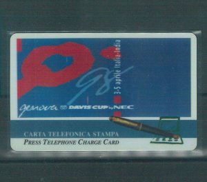 67980 -  USA - VINTAGE PHONE CARD given to PRESS ONLY!  DAVIS CUP Tennis 1998