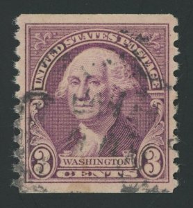 USA 721 - 3 cent Washington Coil - Used with PSE Graded Cert: VF-XF 85 Used