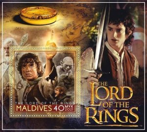 Stamps. Cinema. The Lord of the Rings 2021 year 6 sheets perforated MNH**