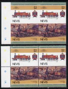 Nevis 1985 Locomotives #3 (Leaders of the World) $2 Class...