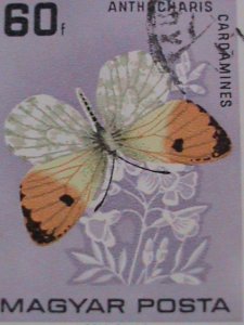 ​HUNGARY STAMP- COLORFUL BEAUTIFUL LOVELY BUTTERFLY  LARGE CTO STAMPS-VF