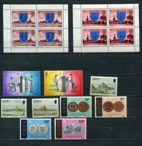 Jersey  1976-7 2 Panes+stamps MNH 2966