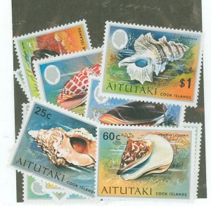 Aitutaki #82-93 Unused Single