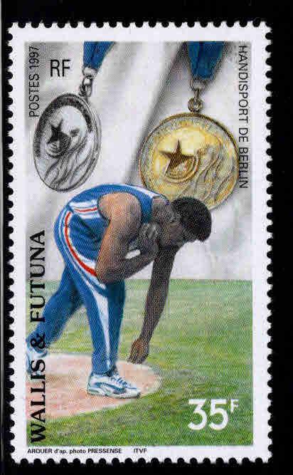 Wallis and Futuna Islands Scott 499 MNH** Handicapped Sports stamp