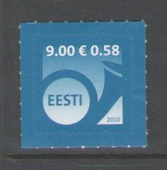 Estonia Sc 634 2010 9k Post Horn stamp mint NH