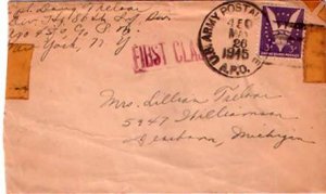 United States A.P.O.'s 3c Win the War 1945 U.S. Army Postal Service, A.P.O. 4...