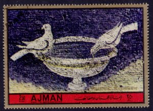 Ajman, 1972, Bird Bath, 2.50R, used**