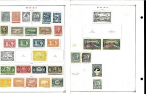 Honduras 1865-1950 M & U. Much Duplication .Hinged on pages & on Stock Sheets.