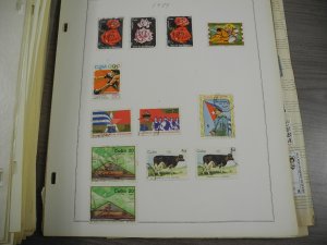 CUBA, 100s & 100s of Stamps mostly hinged on Scott pages