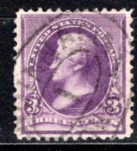 United States Scott # 221, used