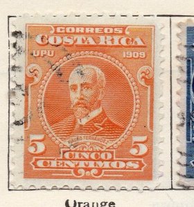 Costa Rica 1910 Issue Fine Used 5c. 140666