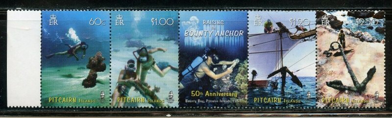 PITCAIRN ISLAND SCOTT#684 DIVING STRIP MINT NH 