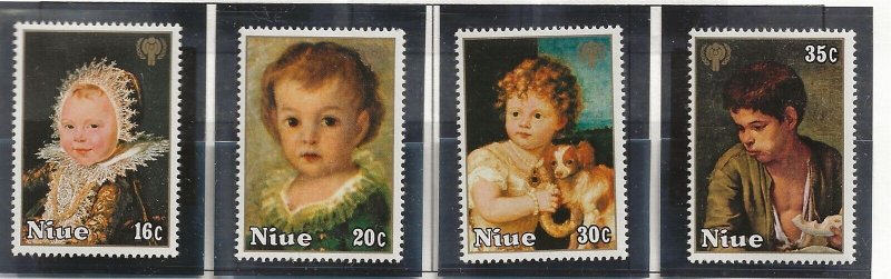 NIUE Sc 237-40+240a+B8-11 NH issue of 1979 - SET+5S/S - ART