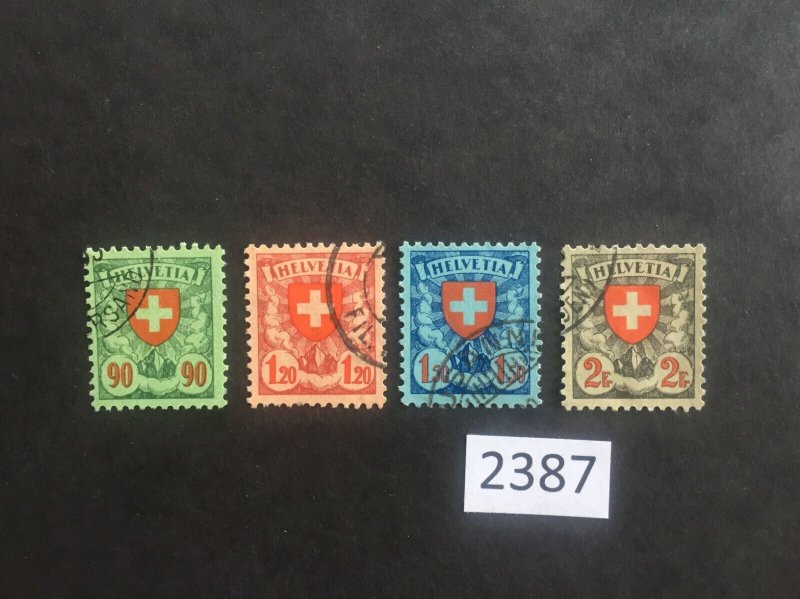 $1 World MNH Stamps (2387) Switzerland #200-203, see image