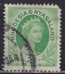 Rhodesia & Nyasaland 143 Queen Elizabeth II 1954