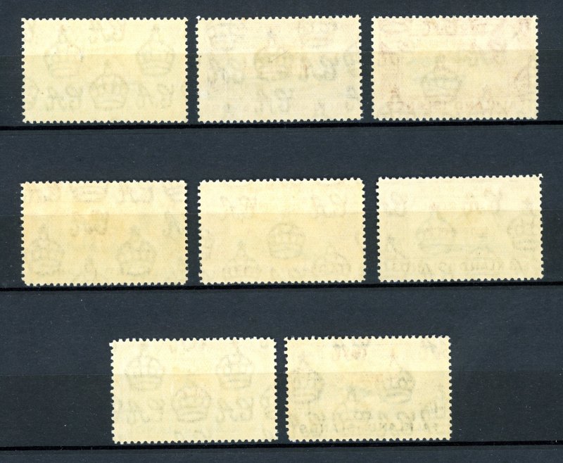 1944 Falkland Island South Georgia Scott 3L1-3L8 Mint Lightly Hinged Set