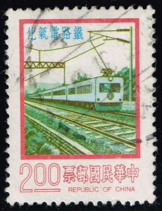 China ROC #2069 Railroad Electrification; Used (0.25)