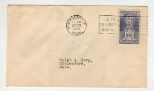 1926 JOHN ERICSSON MEMORIAL 628 FDC MINNEAPOLIS MINNESOTA CANCEL