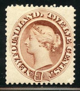 CANADA NEWFOUNDLAND SCOTT# 28a SG# 28 MINT HINGED AS SHOWN CM