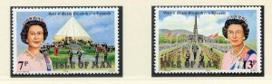 1979 Isle of Man SG156/157 Royal Visit Set Unmounted Mint