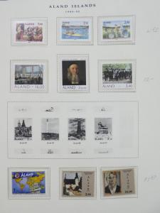 EDW1949SELL : ALAND Beautiful all VF MNH collection virtually complete 1984-2013