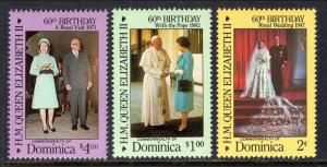 Dominica 950-952 MNH VF