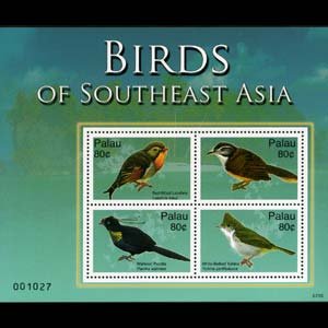 PALAU 2007 - Scott# 920 Sheet-Birds NH