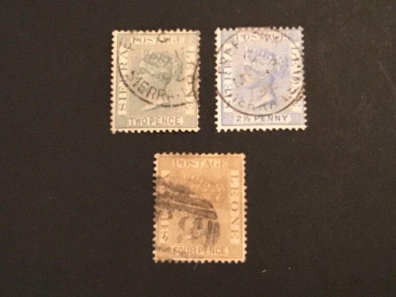 ICOLLECTZONE Sierra Leone 26-27, 30 VF used