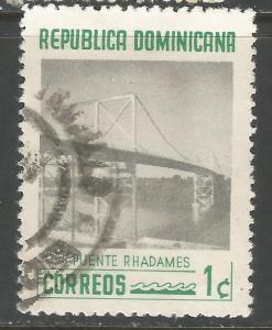 DOMINICAN REPUBLIC 518 VFU BRIDGE V503-3