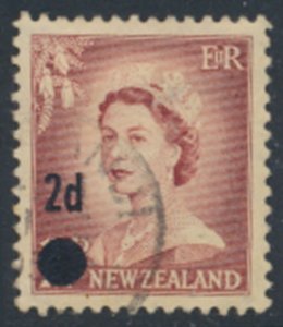 New Zealand SG 763 SC# 319   Used Opt  surcharge see details & scans    