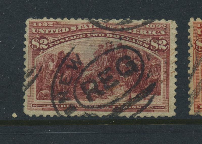 Scott #242 Columbian Used Stamp (Stock #242-17)