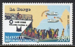 1499 - Mayotte 1998 - Local Ferry - Ships - MNH Set