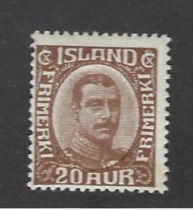 Iceland  SC#119 Mint F-VF SCV$65.00...Nice find!