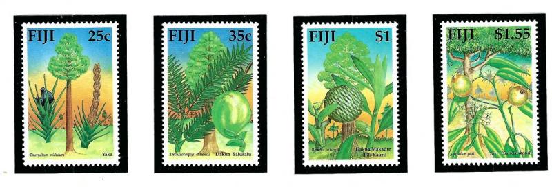 Fiji 629-32 MNH 1990 Trees