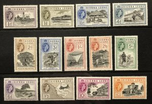 Sierra Leone 195-207 Mint LH Complete Set Scott Cat. $65.35