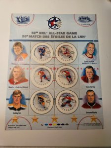 Canada 2000 NHL Allstars #1838 Pane of 6