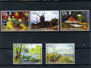 Eritrea 2002 VINCENT VAN GOGH Paintings Set Perforated Mint (NH)