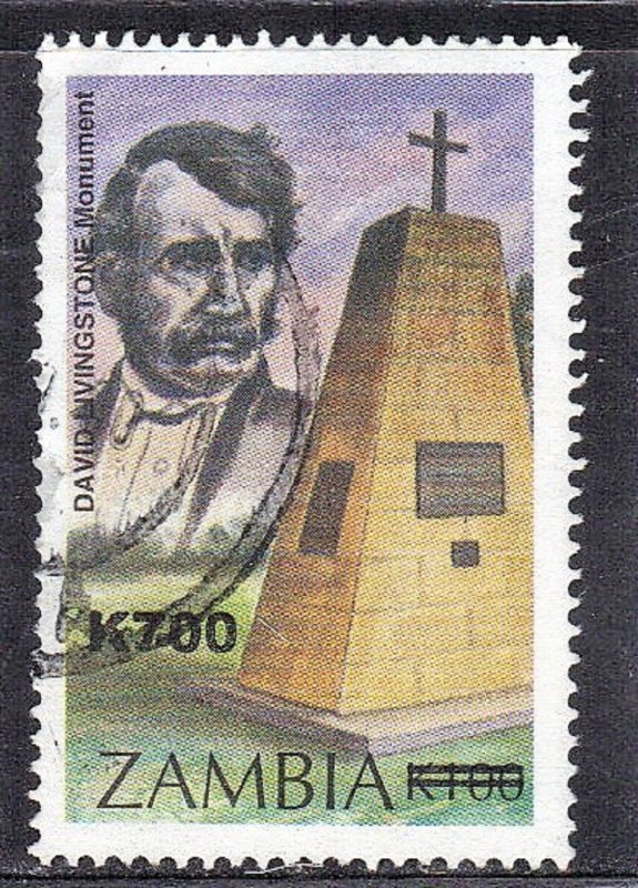 ZAMBIA SC #870A **USED** 700k on 100k  2000  SURCHARGED SEE SCAN