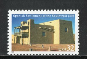 3220 * SPANISH SETTLEMENT OF THE SOUTHWEST * U.S. Postage 32c Stamp MNH