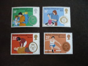 Stamps - Great Britain - Scott# 952-955 - Mint Never Hinged Set of 4 Stamps