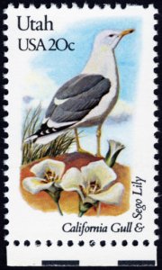 U.S. #1996A 20c MNH (State Birds & Flowers - Utah)