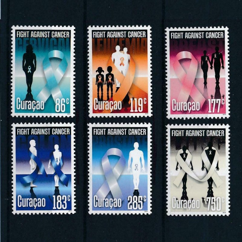 [CU225] Curacao 2014 Fight against cancer  MNH