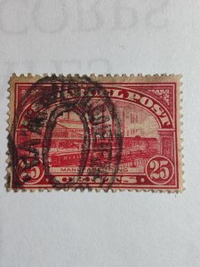 SCOTT #Q25 USED TWENTY FIVE CENT MANUFACTORING PARCEL POST AMAZING !!