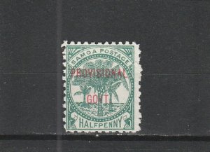 Samoa  Scott#  31  MH  (1899 Overprinted)