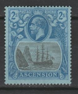 ASCENSION 1924 KGV SHIP 2/- 