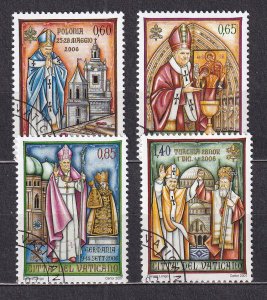 2007- VATICAN - Scott #1366-1369 - Used