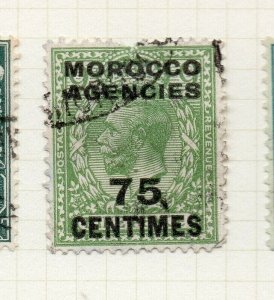 Morocco Agencies French Zone 1917-24 Issue 75c. Optd Surcharged NW-180693