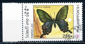 Laos #1048C Single Butterfly CTO