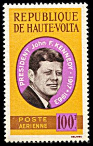 Upper Volta C19, MNH, John F. Kennedy In Memoriam